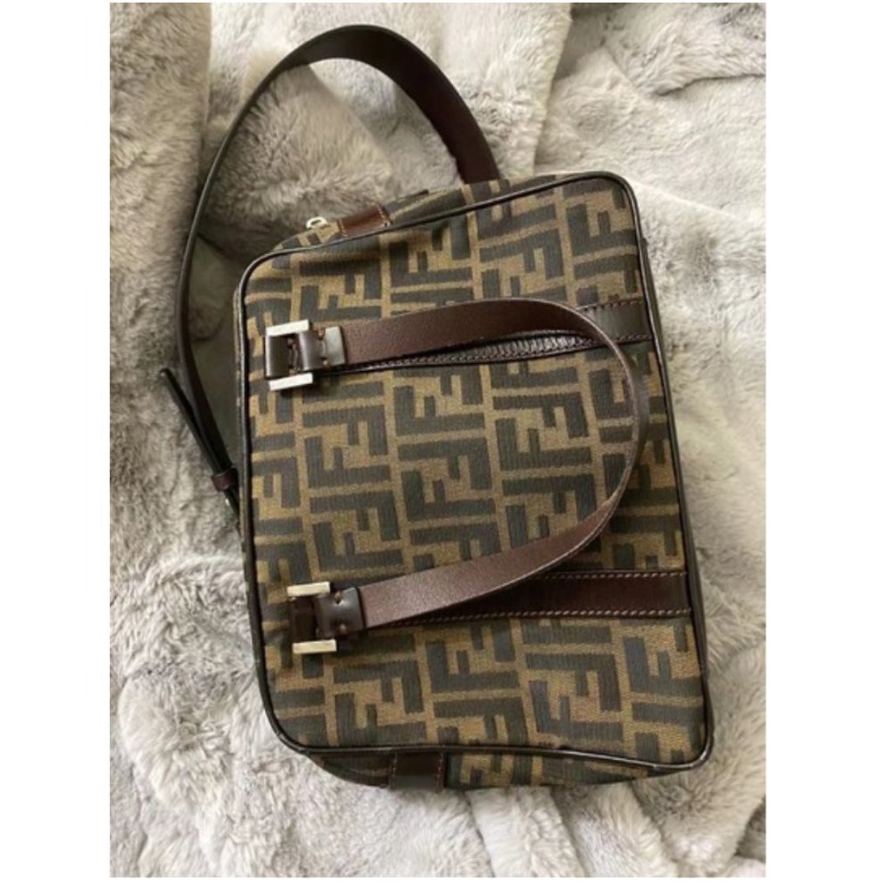 fendi Vintage Handle Zucca Canvas Shoulder Bag - Picture 5 of 11